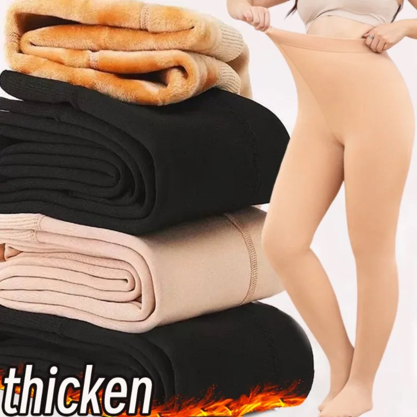 Luxury Velvet Warm Tights for Women β Slim Fit & Super Soft