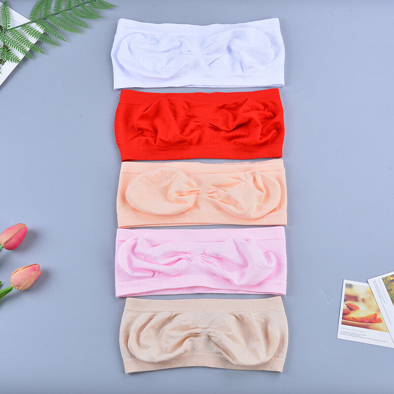 Pack of 3 Strapless Bra for Ladies and Girls (Color may vary depending on Stock)