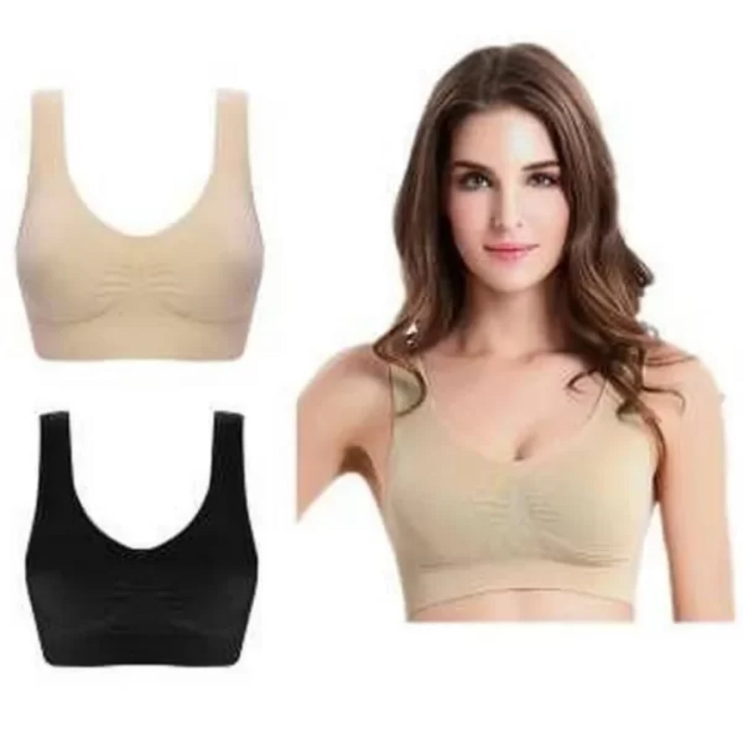 Pack of 3 Air Bra for Ladies & Girls
