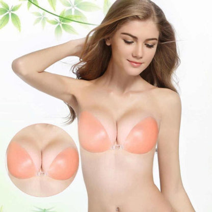 Self Adhesive Silicone Strapless Push Up Bra