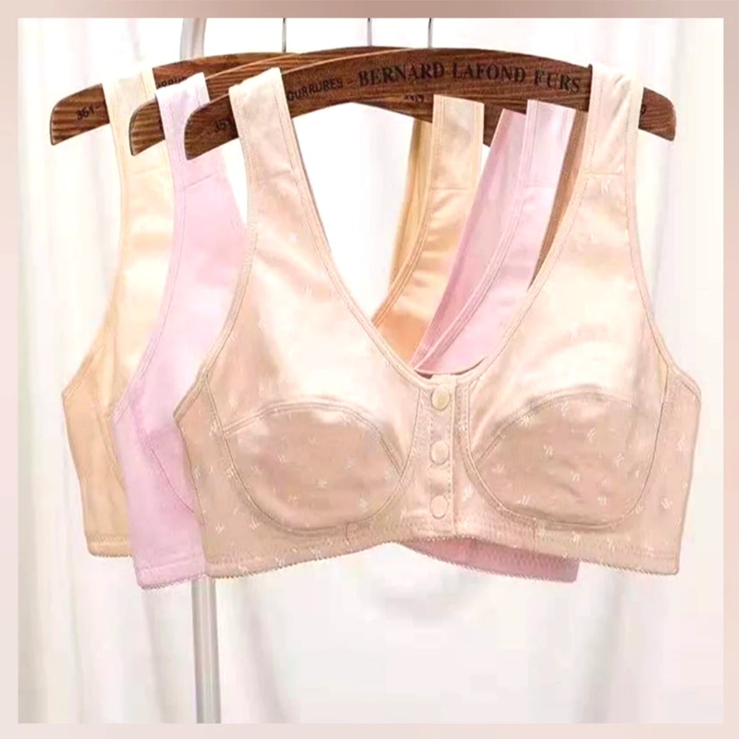 Breastfeeding Bra 3 button Front Open Bra Maternity Nursing Bra for women - Imported Quality