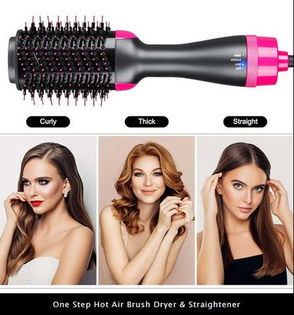 3 in 1 One Step Hot Air Brush Dryer & Straightener