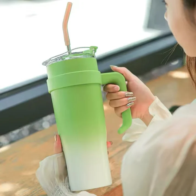Sipper Bottle With soft color transitions inspired by nature, this bottle keeps your drinks cool and your vibe cooler