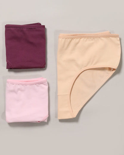Pure Cotton High Waist Panties for Women & Girls